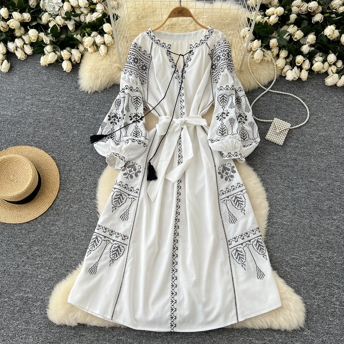 👗🌿 Rochie Retro pentru Femei