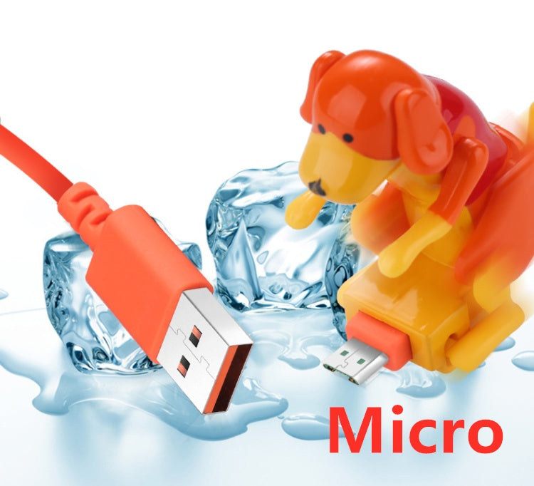 🐶 Cablu de Încărcare USB Tip C în Formă de Cățeluș