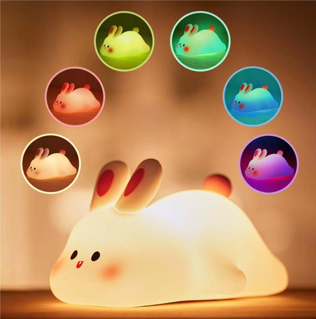 🐰 Lampă de Veghe Iepuraș din Silicon