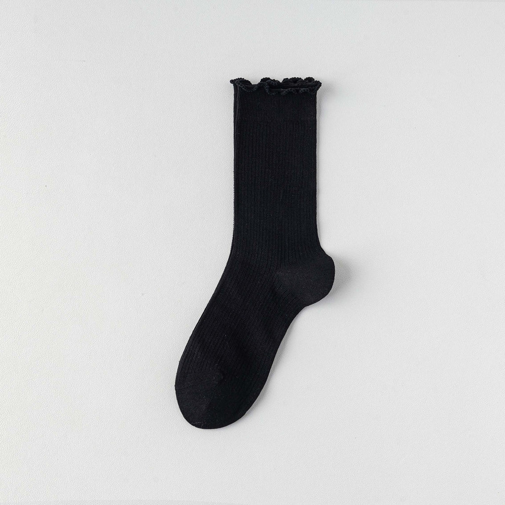 🧦🤍 Șosete Damă din Bumbac Pieptănat