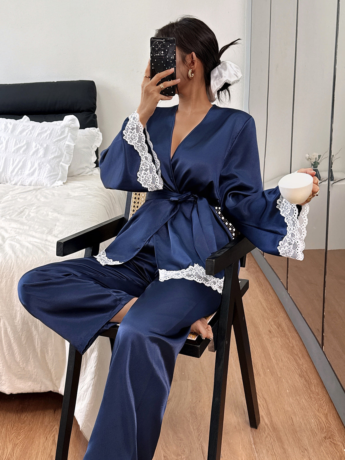 👚💙 Set Damă Elegant pentru Casă