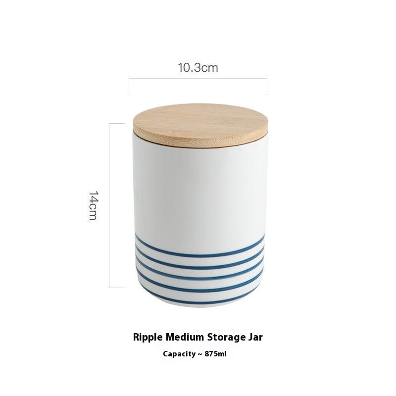 🏺✨ Borcan Ceramic Ermetic cu Capac