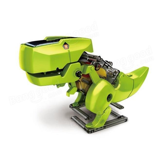 🦖☀️ Robot Dinozaur Solar 4 în 1