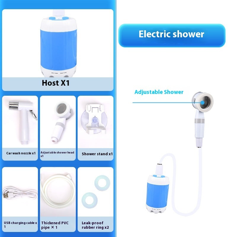 🚿 Duș Portabil Electric pentru Camping
