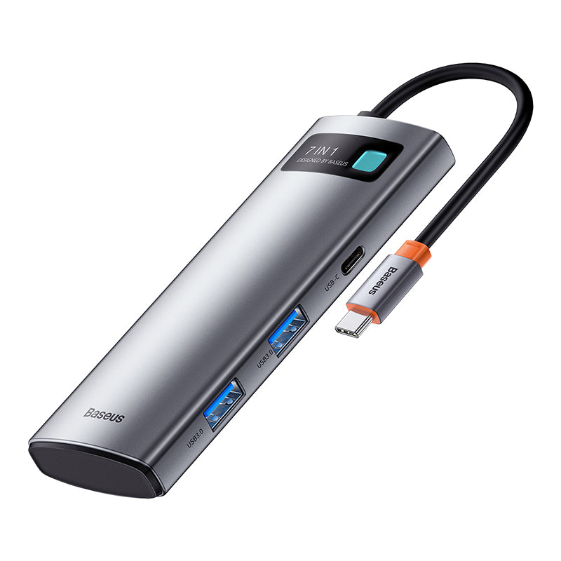 💻🔌 HUB USB-C BASEUS Metal Gleam 7 în 1