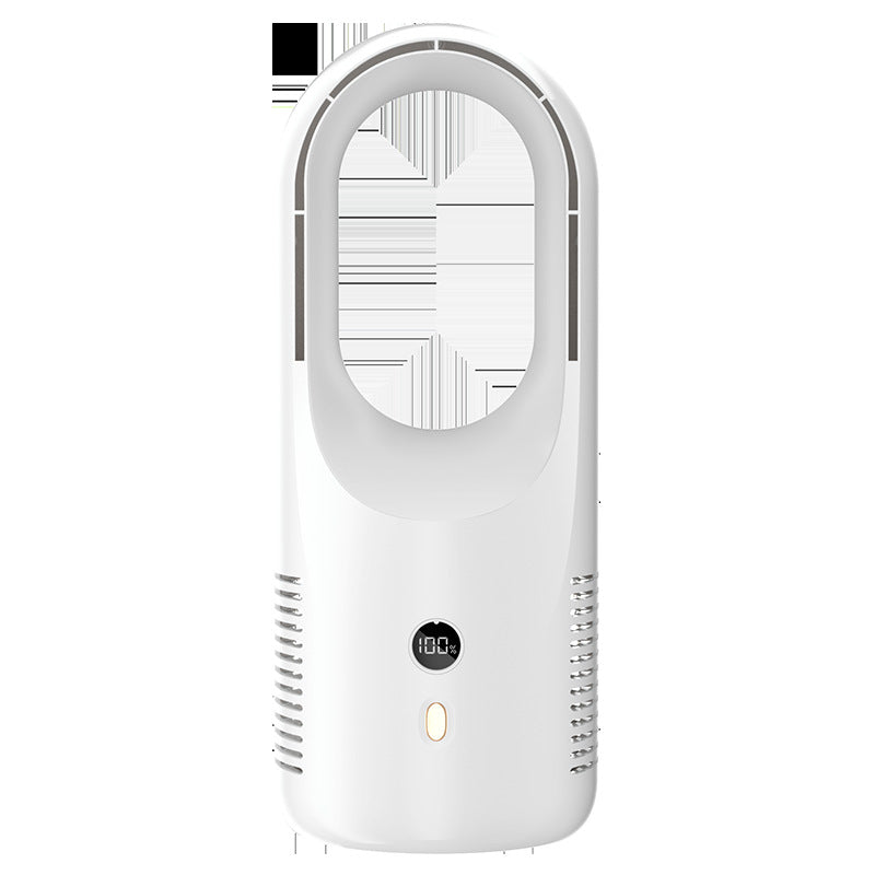 🌬️ Ventilator Fără Pale USB Reîncărcabil – Răcorire 360° cu Afișaj LED ✨