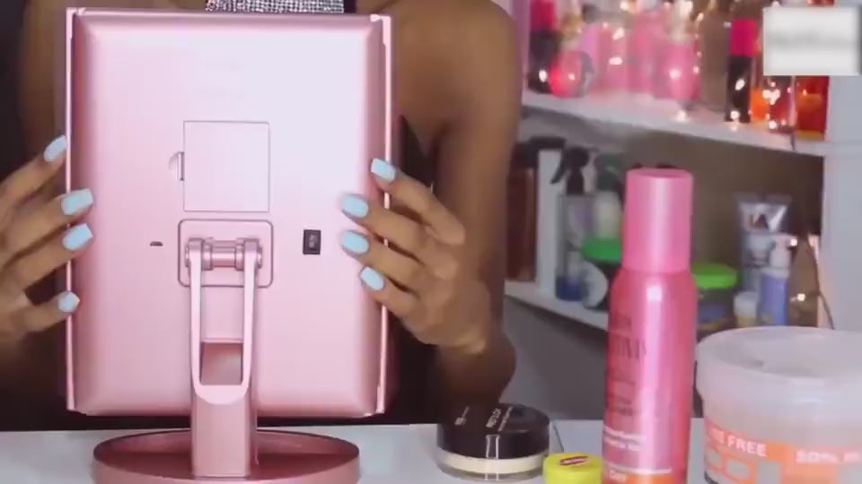 Dolovemk European HD LED light makeup mirror